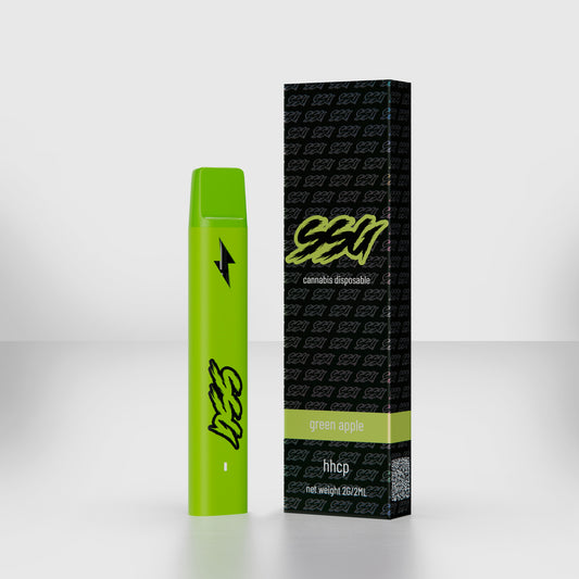 Green Apple 2G Sativa Disposable Vape